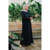 Dinihari Collared Dress in Black